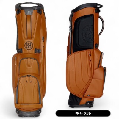 G/FORE x VESSEL Transporter Tour Carry Stand Golf Bag Camel 9.0 46