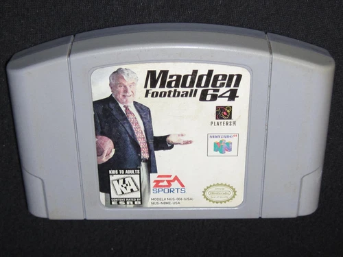 Madden Football 64 (Nintendo 64, N64, 1997)