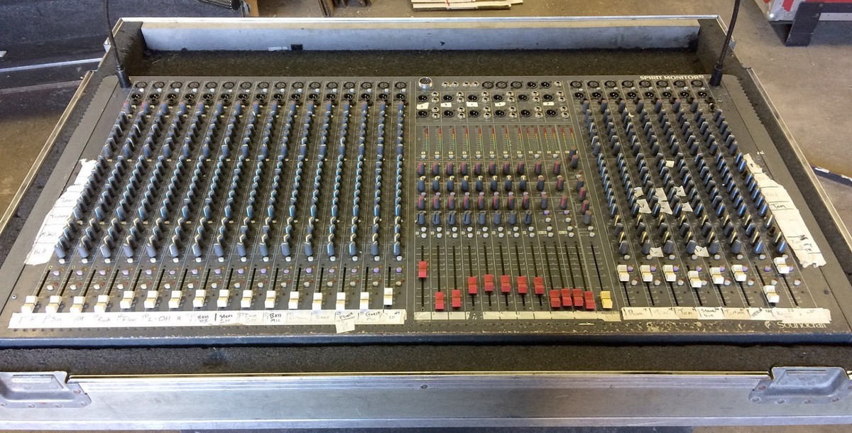 Soundcraft Spirit Monitor 24ch アナログミキサー Soundcraft Spirit Monitor Mixing Console 24x8 Sound Board
