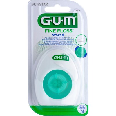 GUM Fine Floss gewachste Zahnseide 55 m