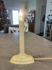 Vintage Christmas Wax Drip Holiday Electric Flameless Candle Light Candolier