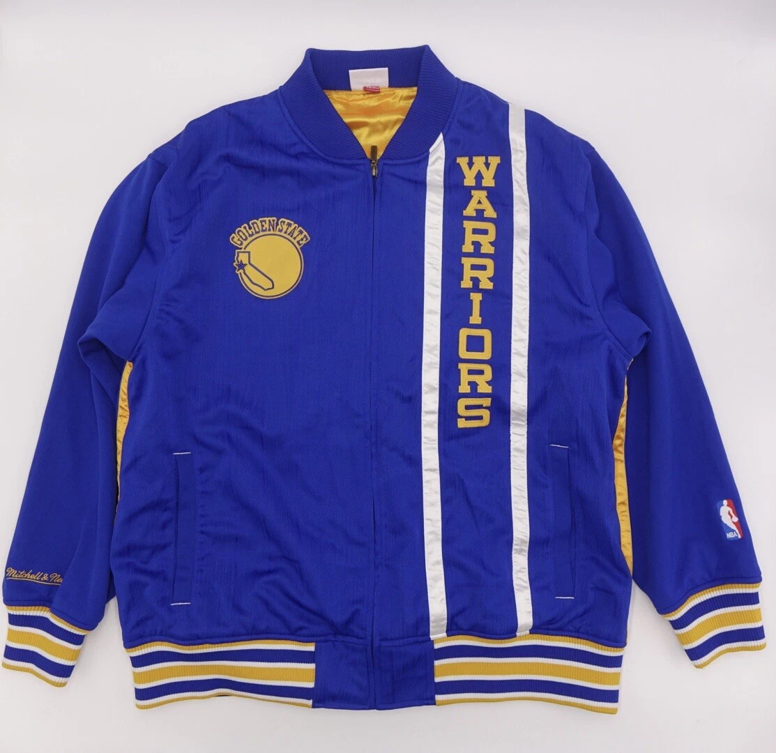 Vintage Golden State Warriors Mitchell & Ness Bomber Jacket Size XL  (48)