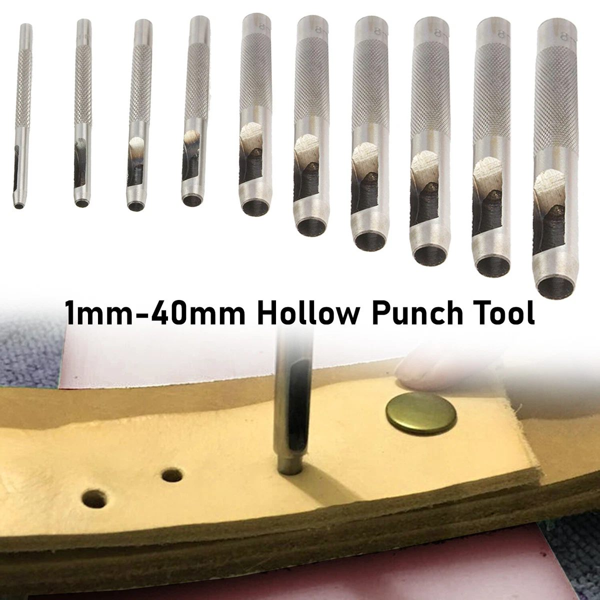 Poinçon de trou portatif, perforateur de trou de ceinture en cuir