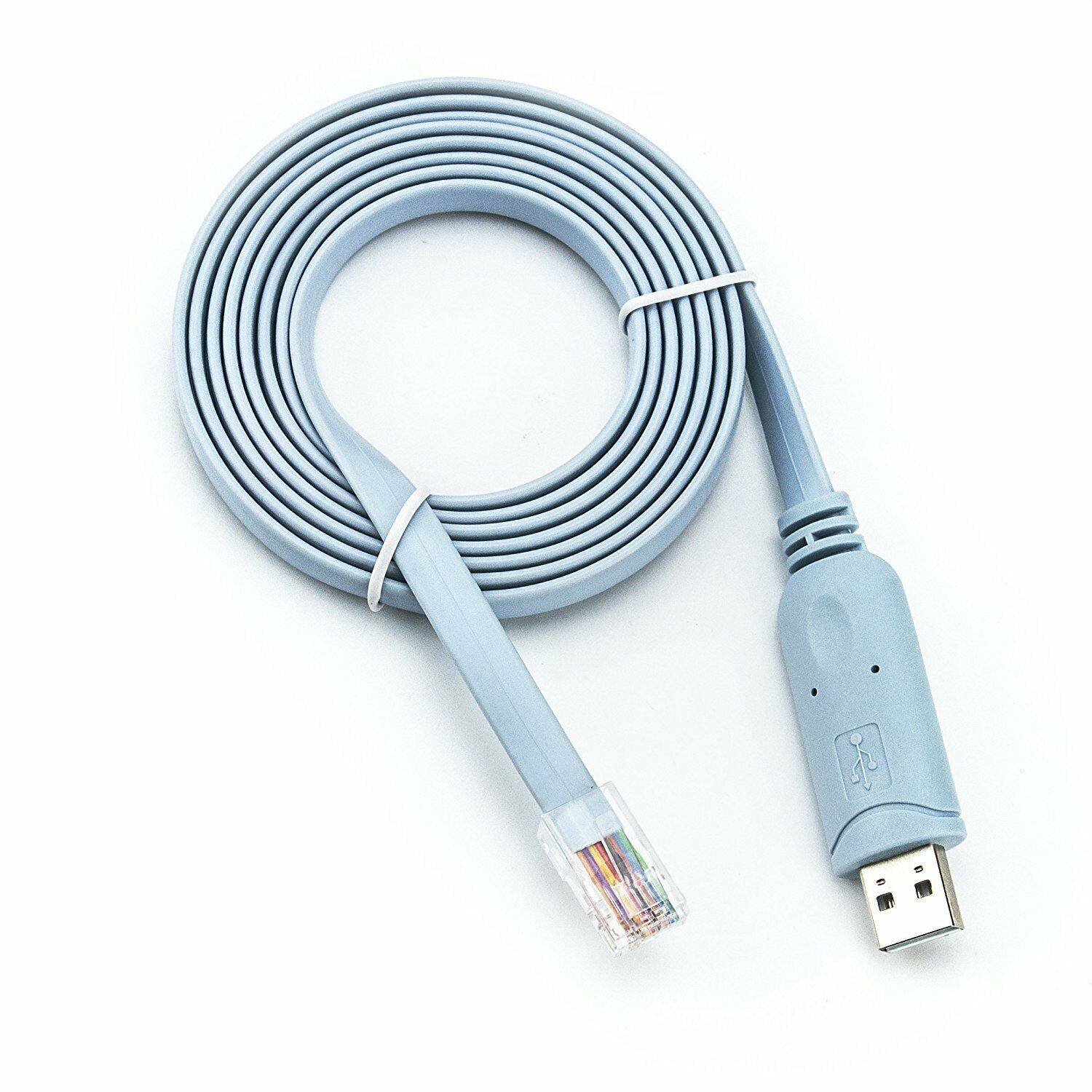 USB to RS232 Serial to RJ45 CAT5 Console Adapter Cable for Cisco Routers FTDI