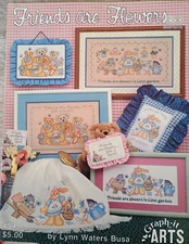 Cross Stitch "Friends are Forever" by Graph-It Arts; 3 fun designs
