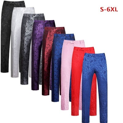 Men's Pants, Wedding Party Trousers, Fashion Business Elegant Dress Pant Men