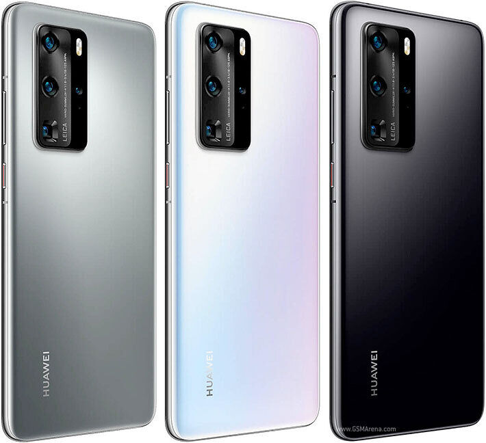 Huawei P40 Pro (5G) ELS-NX9 Dual/Hybrid-SIM 256GB Factory Unlocked Smartphone - International Version (Black)