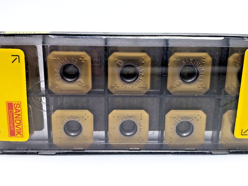 Sandvik Coromant R245-12 T3 E-ML 2030 Hartmetall Fräseinsätze (10er Box) - Bild 3 von 5