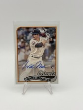 2024 Topps Wade Meckler 1989 35th Anniversary Auto Series 2 RC #89BA-WME Giants