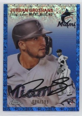 2023 Topps Chrome Platinum Anniversary /199 Jordan Groshans #112 Rookie RC 03jh