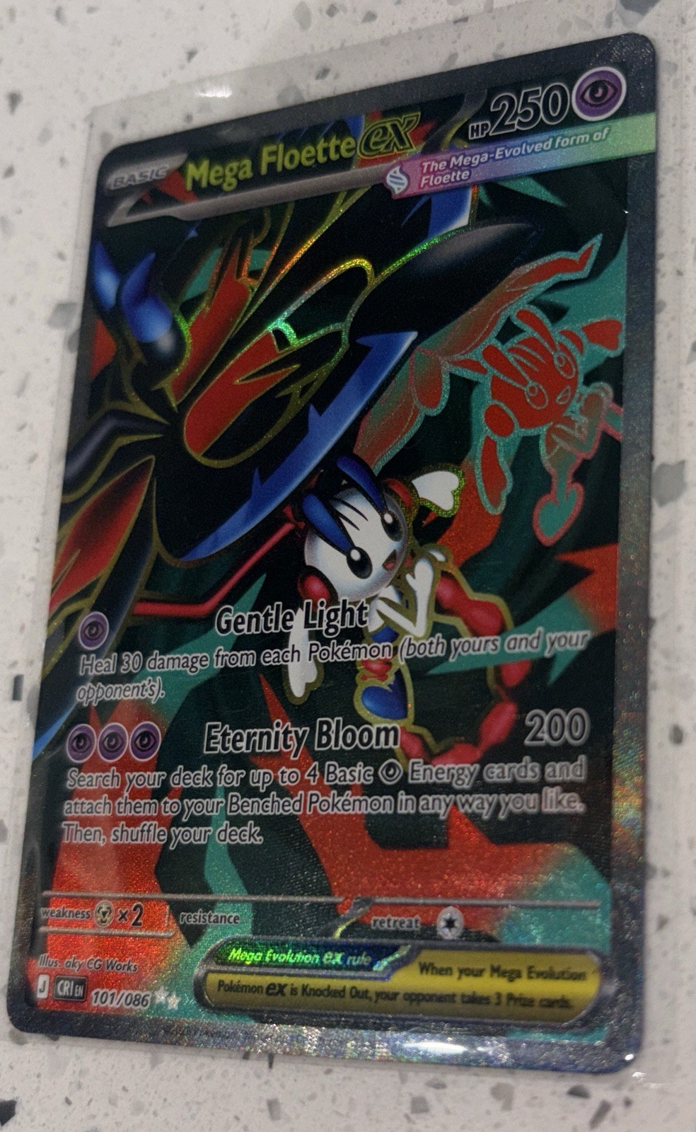 PoKEMON MEGA FLOETTE EX UR! IR! FULL ART RARE UNIQUE CARD!! 🔥 💫 | eBay
