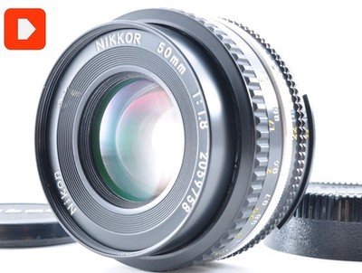 Exc+++++ Nikon Ai-s NIKKOR 50mm f/1.8 #59758 MF Standard Pancake Objektiv...
