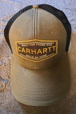 Carhartt Snapback Trucker Hat Cap Gray One Size Adjustable Mesh Back