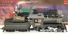 PIKO 38214 D&RGW Mogul Loco 228 & Tender with Digital Sound, Smoke and Lights