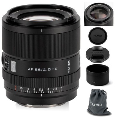 VILTROX 85mm F2 EVO FE Lens AF Full Frame Portrait Lens for Sony E-Mount Cameras
