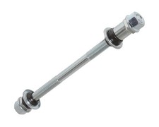 3/8 X 185mm Chrome Rear Hub Axle 26T Bicycle BMX Cruiser Lowrider Bike Wheel.