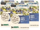 NEW ENGLAND COFFEE FRENCH VANILLA K-CUPS 72CT  Best by 5/2026