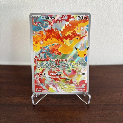 Moltres 130/128 Me: 30th Celebration Holo
