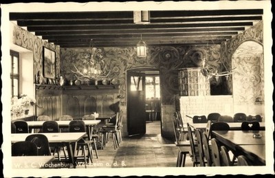 Postcard Weinheim an der Bergstraße Baden, Castle tavern of the W.S.C... - 3398593