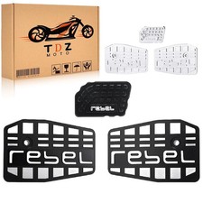 Black Rider Floorboards Wide Foot Pegs Pedals...
