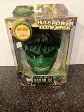 THE INCREDIBLE HULK Power Glow Mask Hasbro 2007 UNUSED/UNOPENED