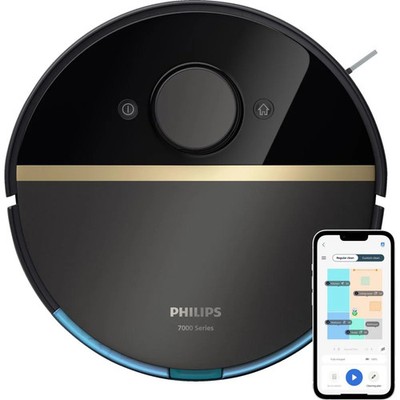 Philips XU7000/01 HomeRun 7000 Series Aqua Saugroboter Jet black/Gold