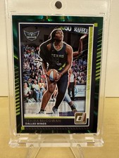 2025 Donruss WNBA Teaira McCowan #57 Green Laser Dallas Wings