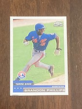 BRANDON PHILLIPS - 2000 TOPPS CHROME TRADED - MONTREAL EXPOS - ROOKIE CARD #T3. rookie card picture