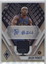 2023-24 Panini Phoenix Rookie Jersey 44/199 Jalen Pickett #RJA-JPK Auto 0r5a