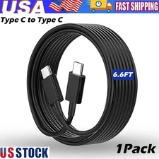 For Samsung USB C to USB C Cable 6.6FT Type-C Phone Charger Cord Fast Charging