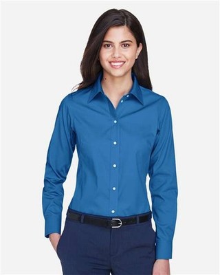 Devon & Jones Women's Crown Collection? Oxford Woven Dress Shirt - D630W