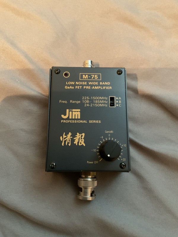 Jim M-75 Low Noise Wide Band  FET Pre-Amplifier – Professional Series