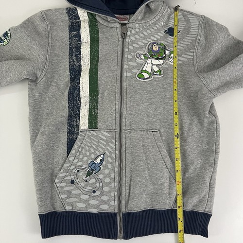 VINTAGE TOY STORY BUZZ LIGHTYEAR DISNEY STORE SWEATSHIRT YOUTH KIDS Size 7/8 - Picture 5 of 9