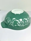 Vintage 60's Teal Green Pyrex Promotional 4 QT Fruit Salad Cinderella Bowl 444