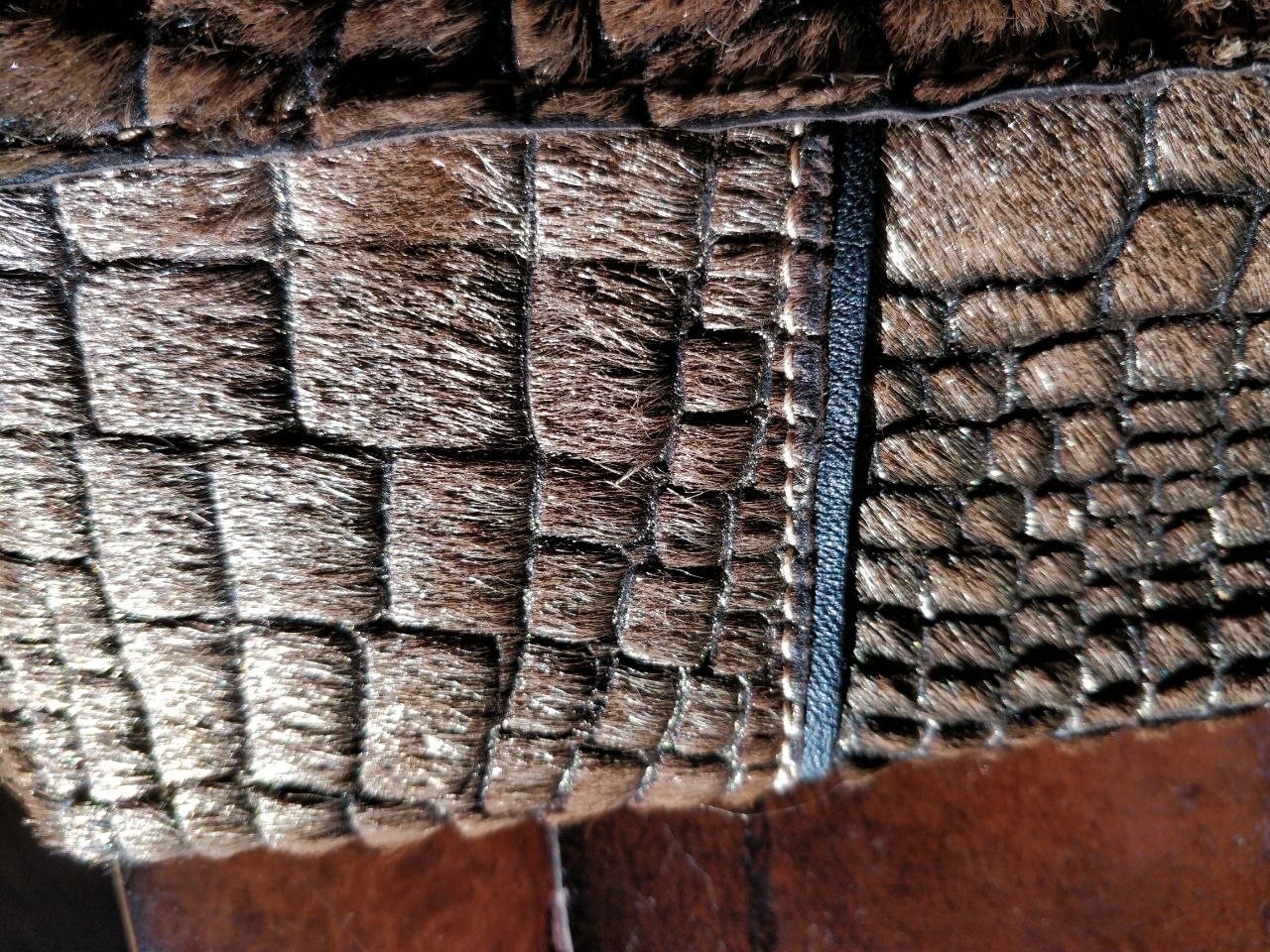 Roberto Cavalli Embellished Fur Python Leather si… - image 12