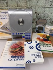 Lot Weight Watchers SCALE, CALCULATOR Pocket Guide, Food Dining Out Books