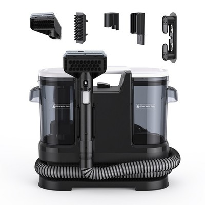 600W 3in1 Waschsauger Polsterreiniger Teppichreiniger Nasssauger Daul Wassertank