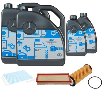 FEBI BILSTEIN Inspektionspaket 12L MB 229.5 5W40 für Mercedes-Benz M-Klasse 166