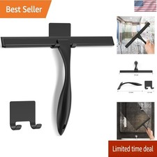 All-Purpose Stainless Steel Shower Squeegee for Shower Glass Door with Adhesive