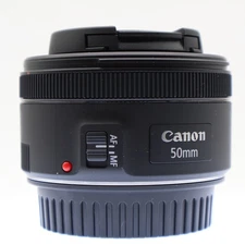 Canon EF 50mm f/1.8 STM Lens With Top/Bottom Covers