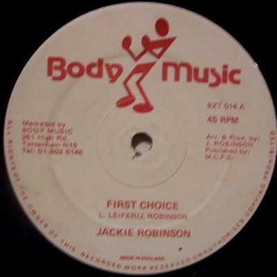 Jackie Robinson  - First Choice (12'')
