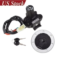 Fit For Kawasaki Ninja500R EX500 1994-2005 Ignition Switch Lock Fuel Gas Cap Key