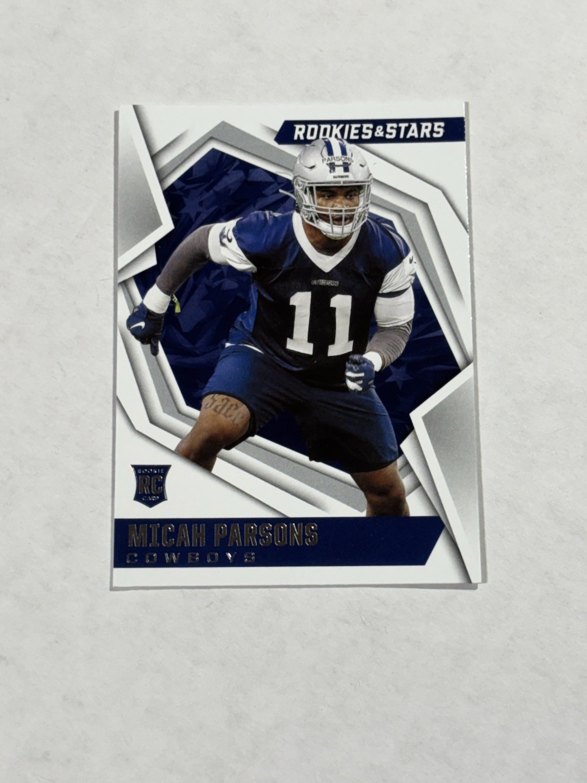 Micah Parsons 2021 Panini Rookies & Stars Football Rookie # 178 Dallas Cowboys