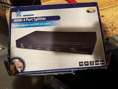 HDMI 1x4 Splitter 4 Port Full HD 1080p HDMI Verteiler AVSPLIT-25