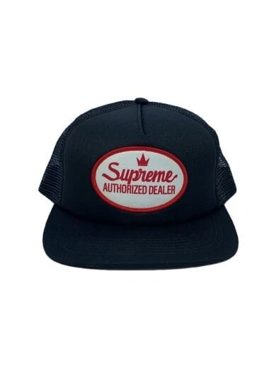 Casquette Supreme Free polyester noir homme AEu21