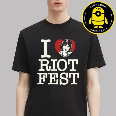 I Love Riot Fest 2025 John Stamos Have Merchy Graphic Tee Unisex T-Shirt