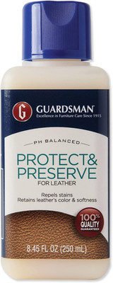 Guardsman Protect & Preserve for Leather Repels Stains, Retains Color and