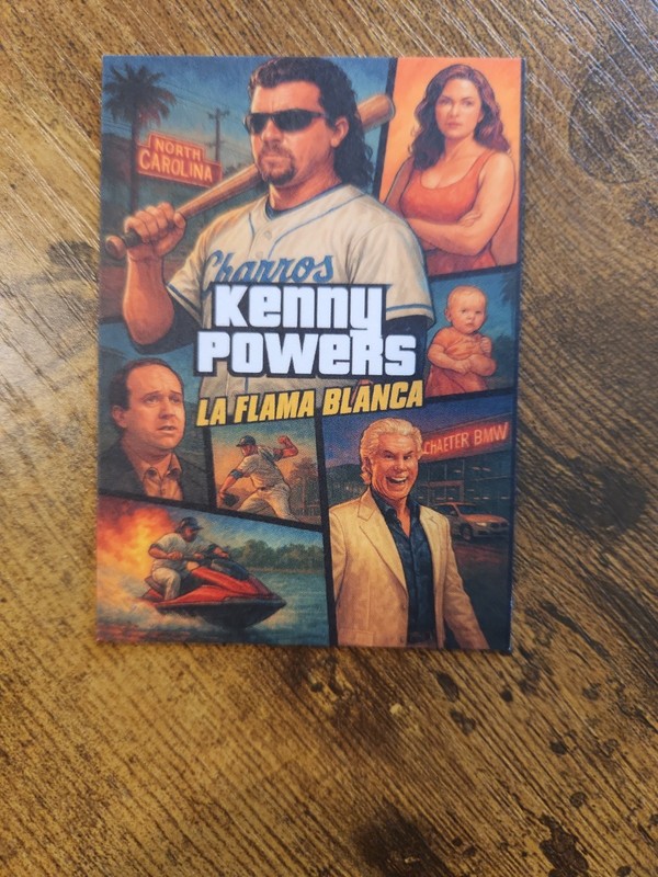 Kenny Powers GTA Cover Fan Art Custom Basement Bar Cards Customs 🔥