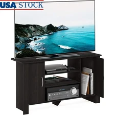 TV Stand W/ Concealed Storage Adjustable Shelves DVDs Games & Media Components
