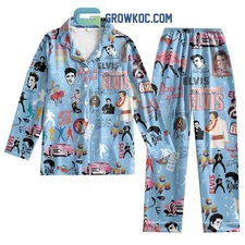 Elvis Presley King Of Rock and Roll Blue Design Can Not Help Falling In Love Wit